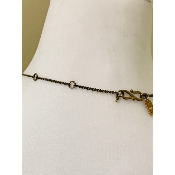 ME to WE Pendant Necklace, Triangle Point, Adjustable Length, 24" Long Chain - Picture 6 of 8